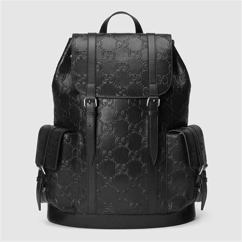 gucci backpack purse black|Gucci backpack unisex.